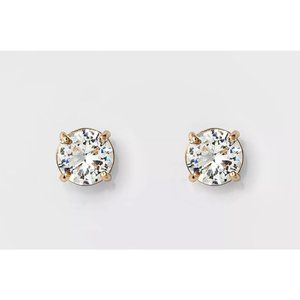 Round Crystal Stud Earring - A New Day Gold Tone